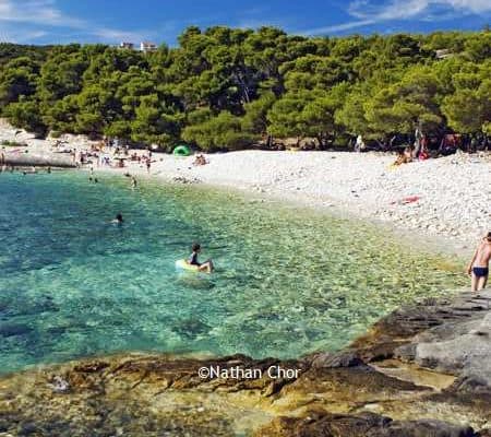Spiaggia Srebrna Bay-Isola di Vis-Croazia